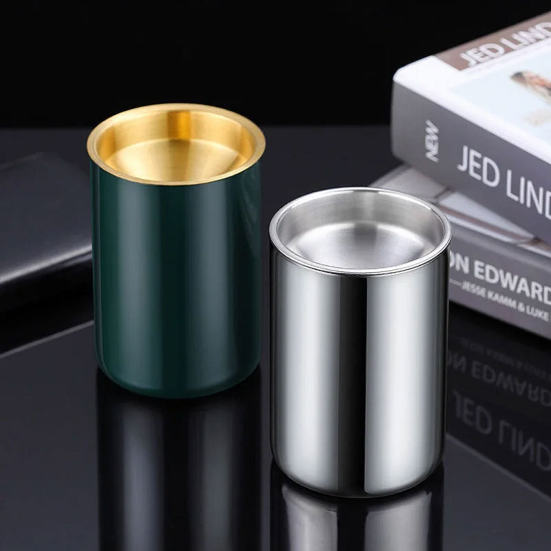 Multi-Function Stainless Steel Funnel Ashtray Design