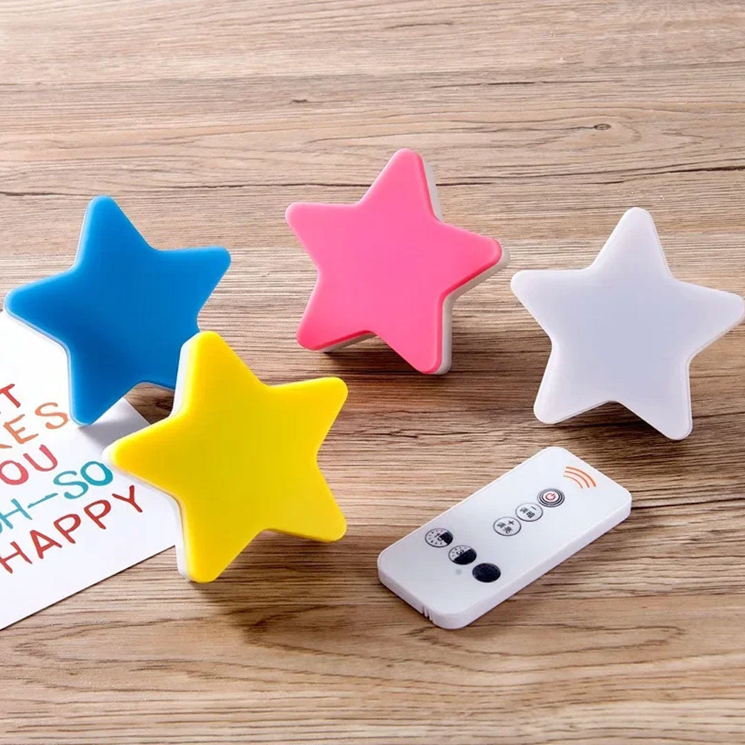 Remote Control Star Shape LED Night Light