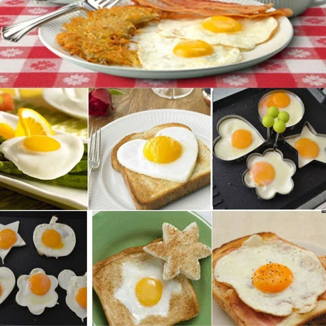 Fried Shaped Stainless Steel Egg Mold