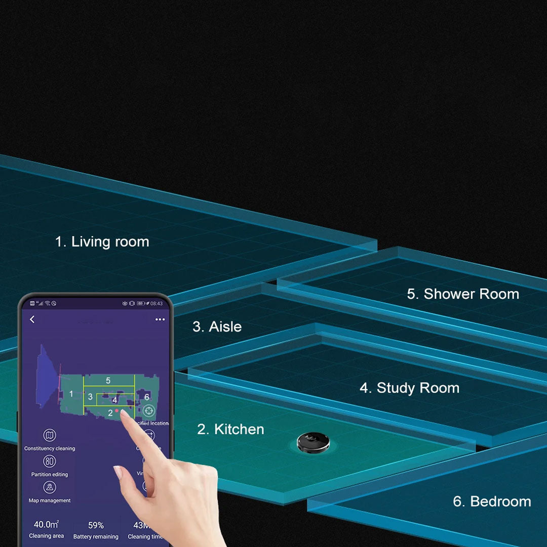 X8 Robot Vacuum Cleaner with Laser Mapping