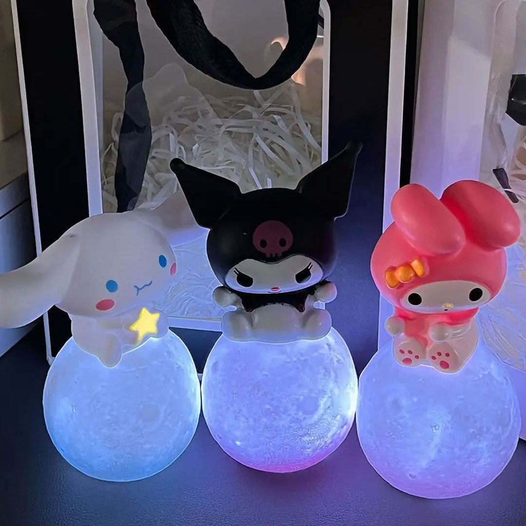 Galactic Glow USB LED Night Light with Crystal Ball