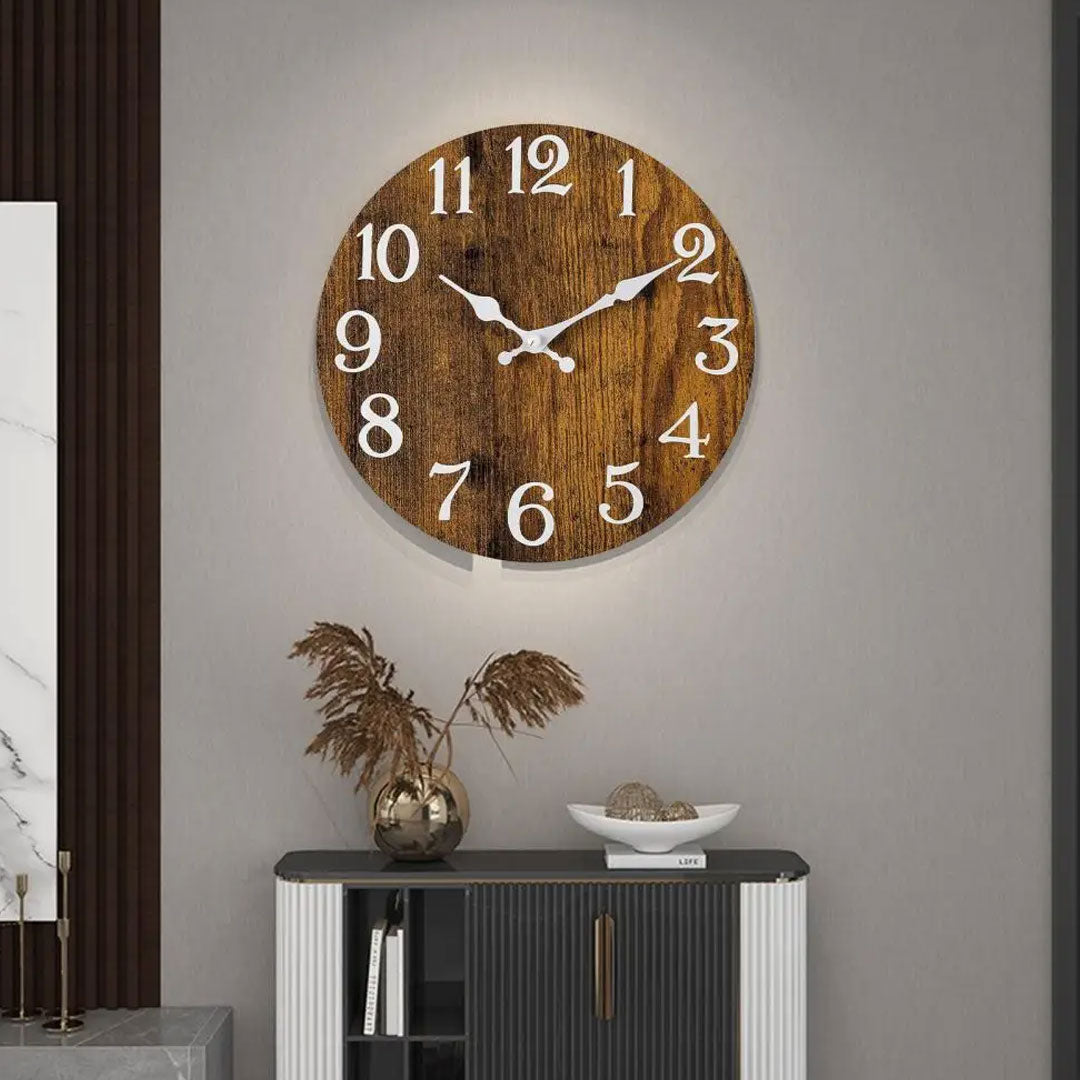 Luxury Metal Retro Nordic Wall Clock