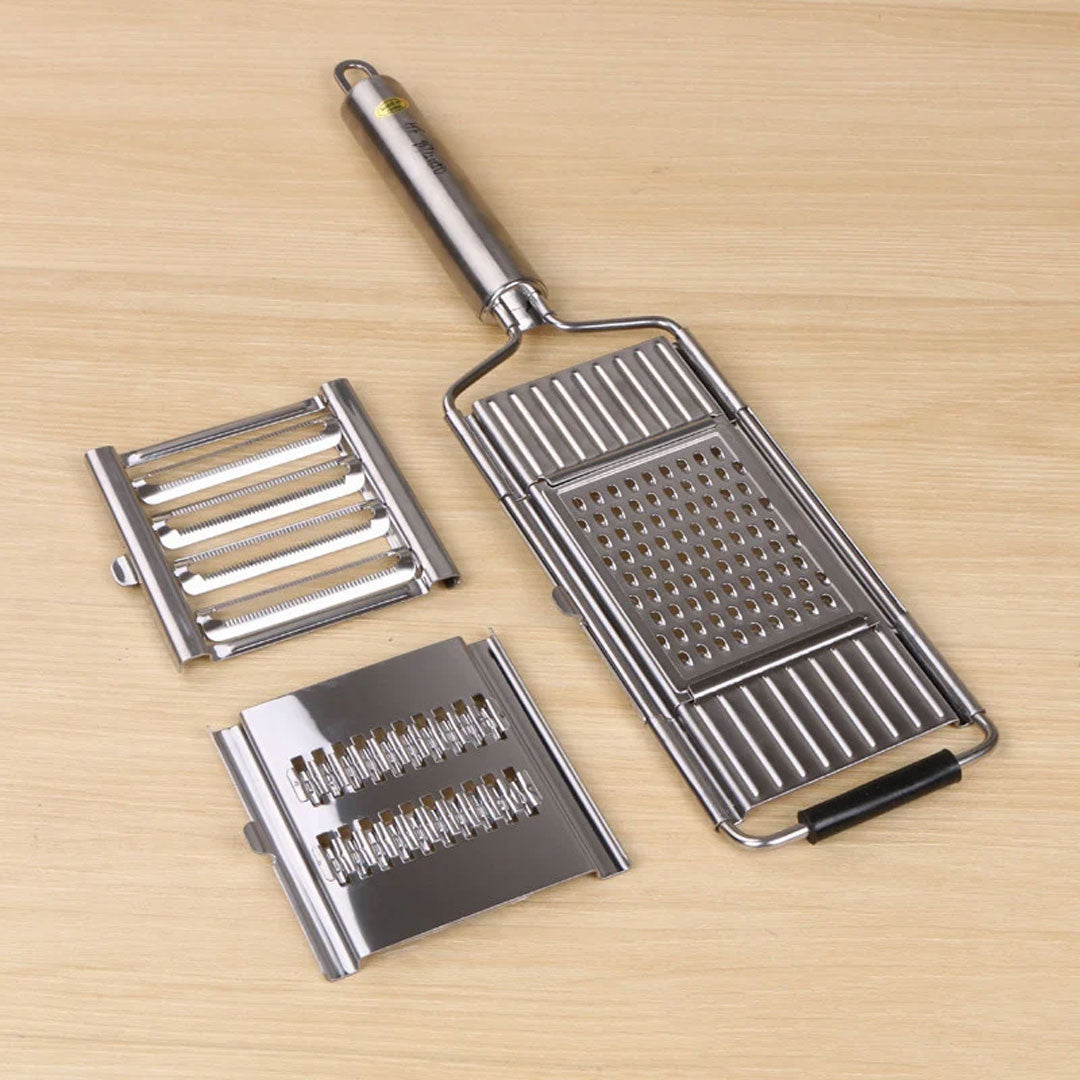 Portable Stainless Steel Vegetable Slicer & Grater