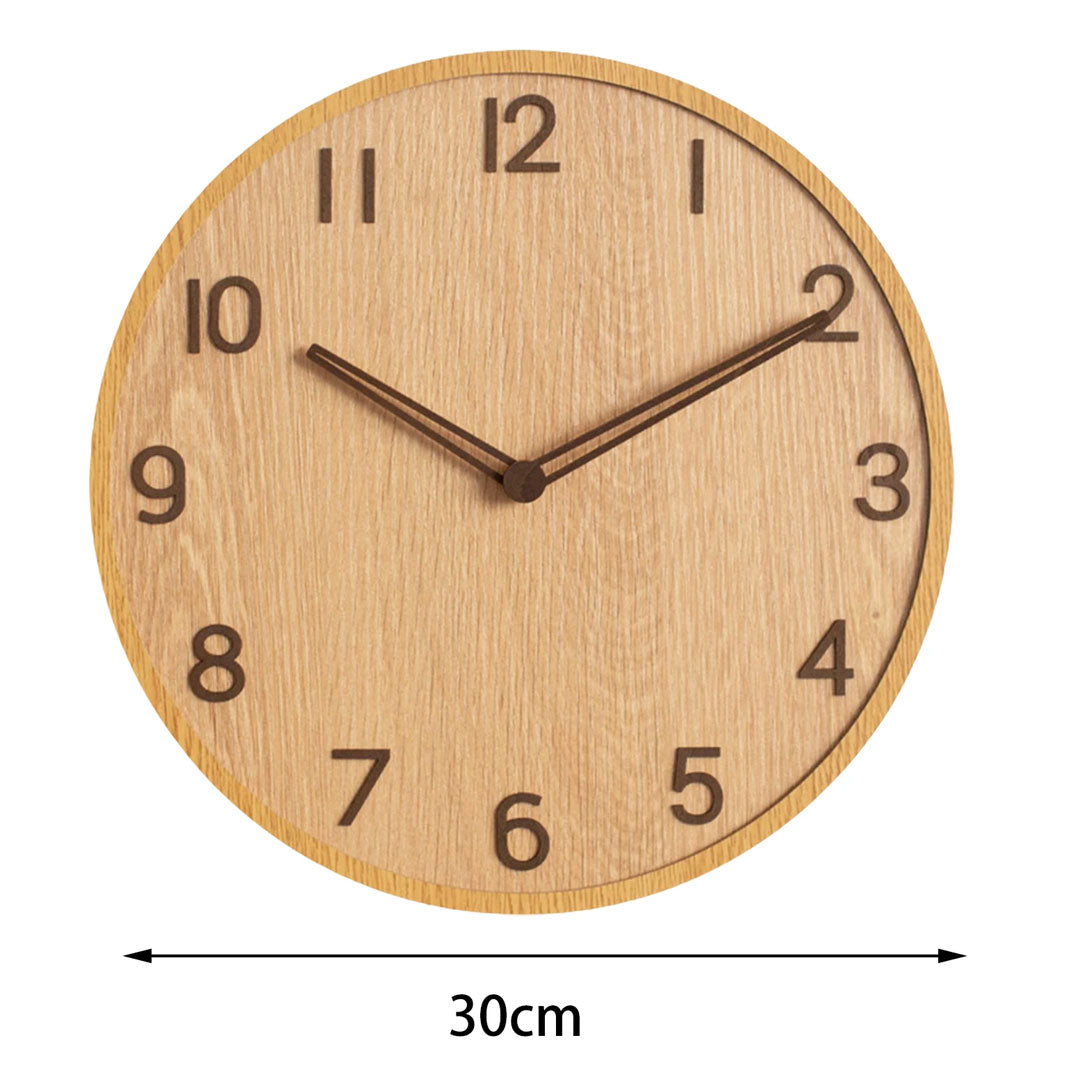 Luxury Wooden Aesthetic Wall Clocks