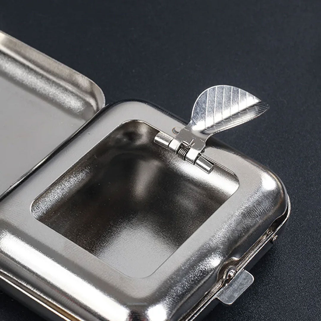 Outdoor Smoking Portable Mini Metal Ashtray