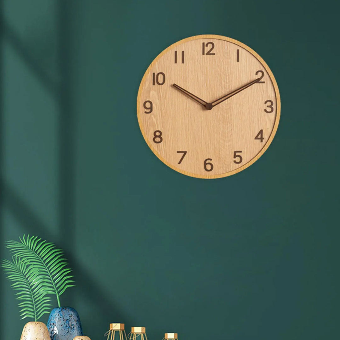 Luxury Wooden Aesthetic Wall Clocks