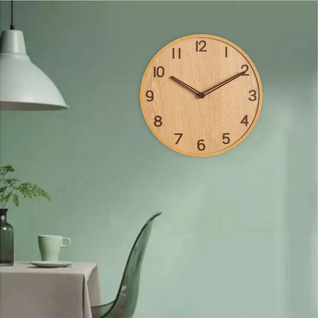 Luxury Wooden Aesthetic Wall Clocks