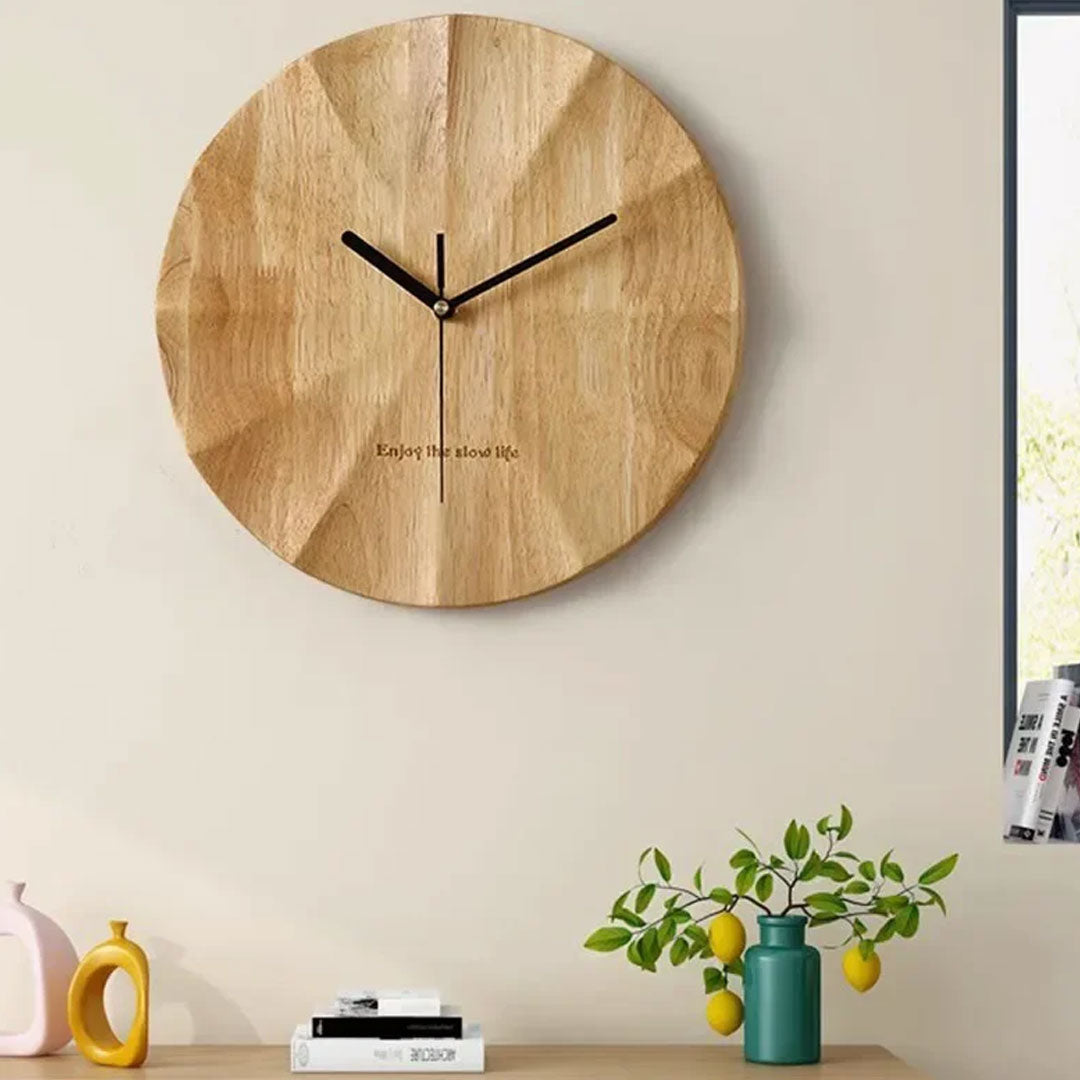 Luxury Wooden Aesthetic Wall Clocks