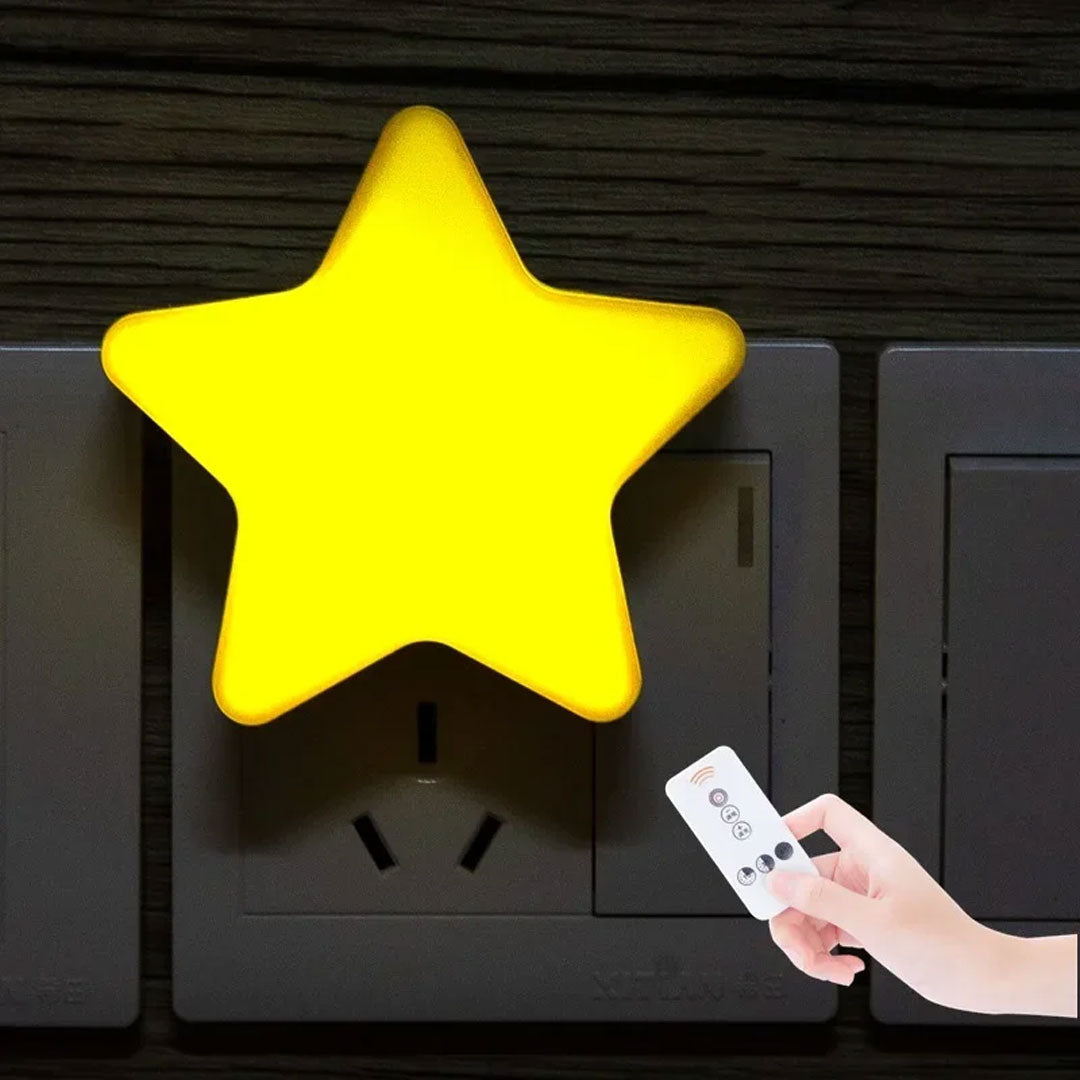 Remote Control Star Shape LED Night Light