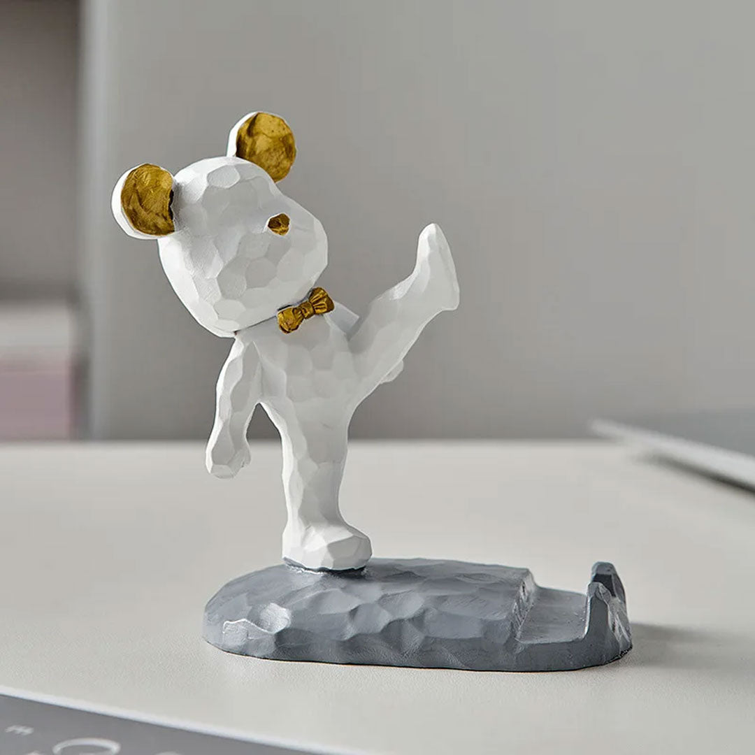 Violent Bear Phone Holder Cute Desk Accessory