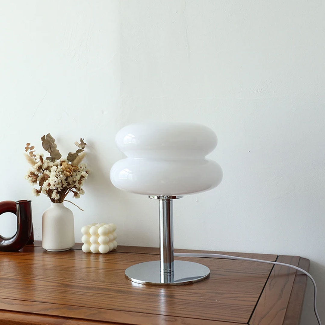 Trichromatic Dimming Macaron Glass Table Lamp