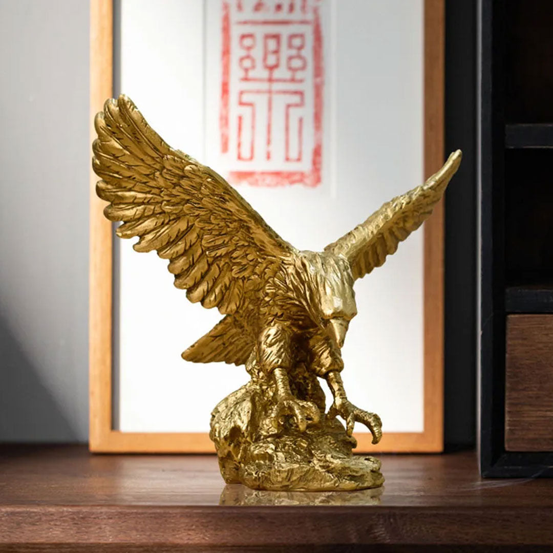 Majestic Eagle Resin Figurine for Home Decor