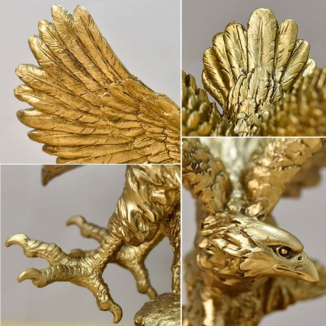 Majestic Eagle Resin Figurine for Home Decor