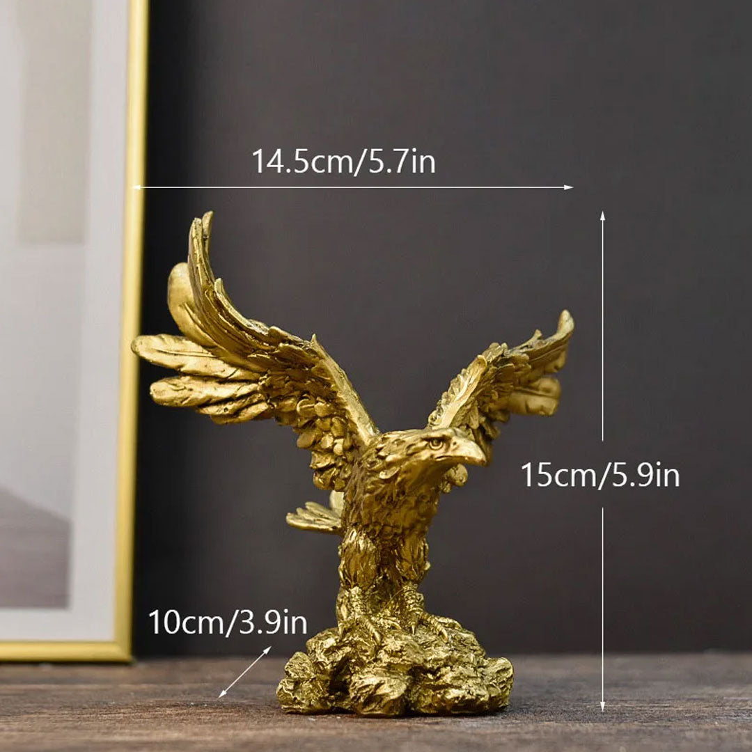 Majestic Eagle Resin Figurine for Home Decor