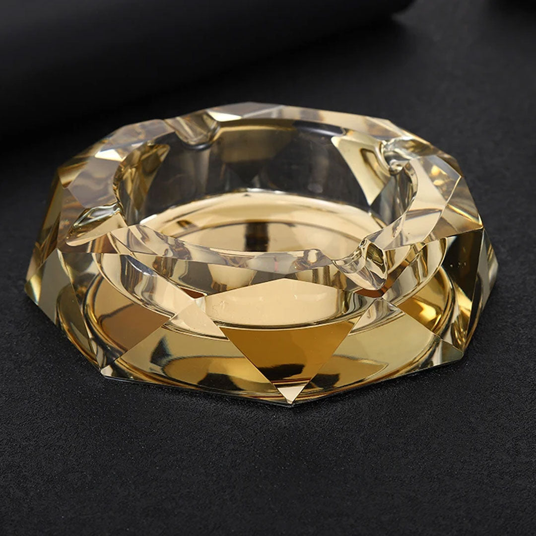 Crystal Glass Ashtray High-End European Gift