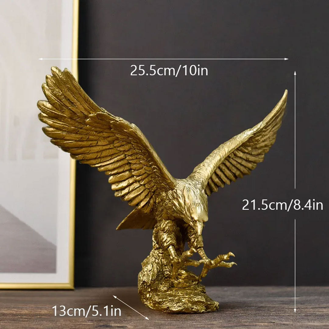 Majestic Eagle Resin Figurine for Home Decor