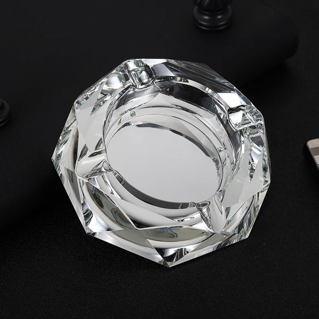 Crystal Glass Ashtray High-End European Gift