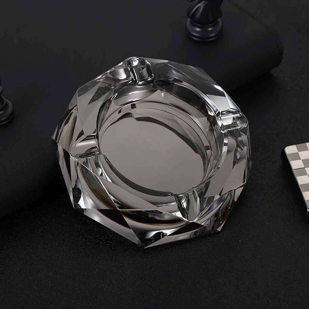 Crystal Glass Ashtray High-End European Gift