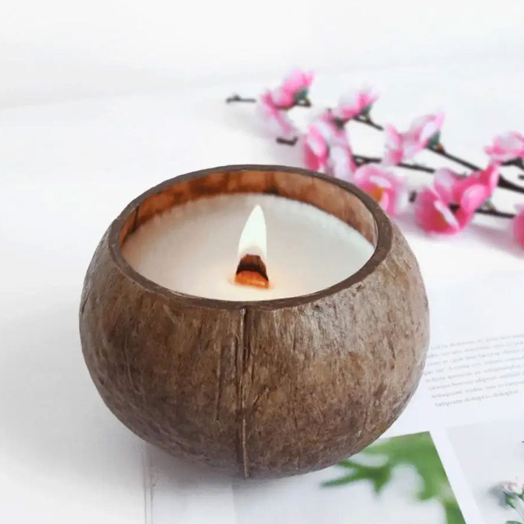 Coconut Creations Unique Décor and Candle Holder