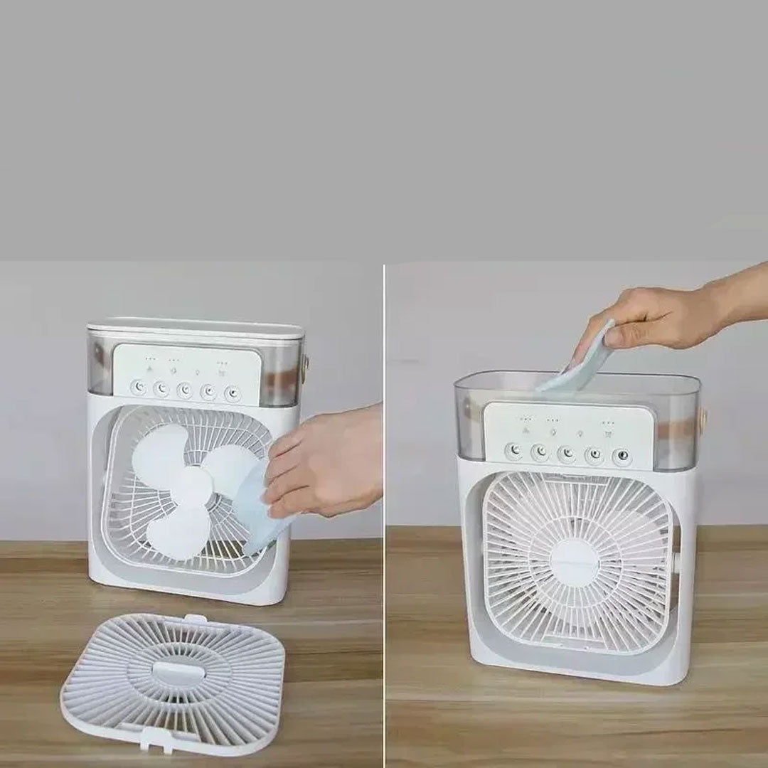 Portable 3-in-1 Air Conditioner Fan with LED Lights