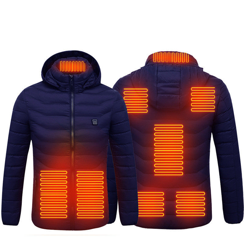 USB Heated Jacket Coat Electric Thermal Winter Clothing for Men