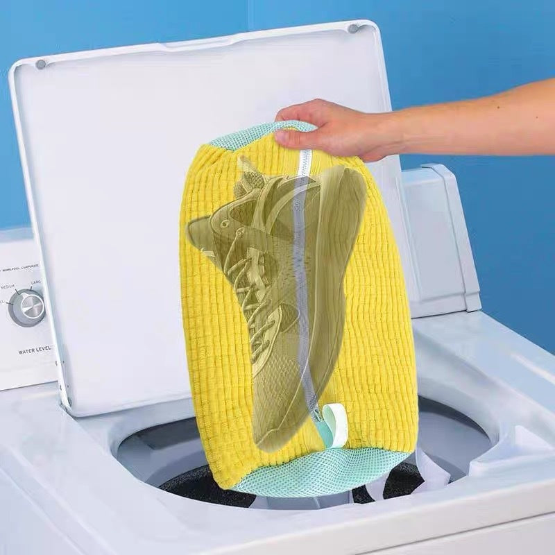 Reusable Shoe Laundry Bag for Washing Machine Zipper Sneaker Cleaner Kit