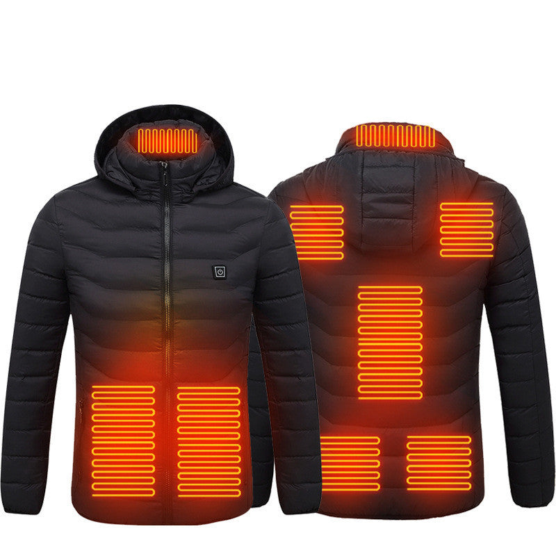 USB Heated Jacket Coat Electric Thermal Winter Clothing for Men