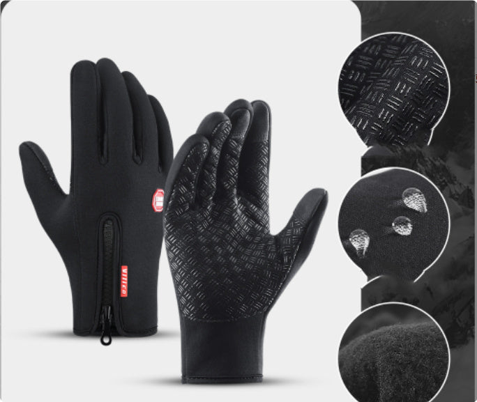 Winter Waterproof Touch Screen Gloves for Motorcycle & Sports Use